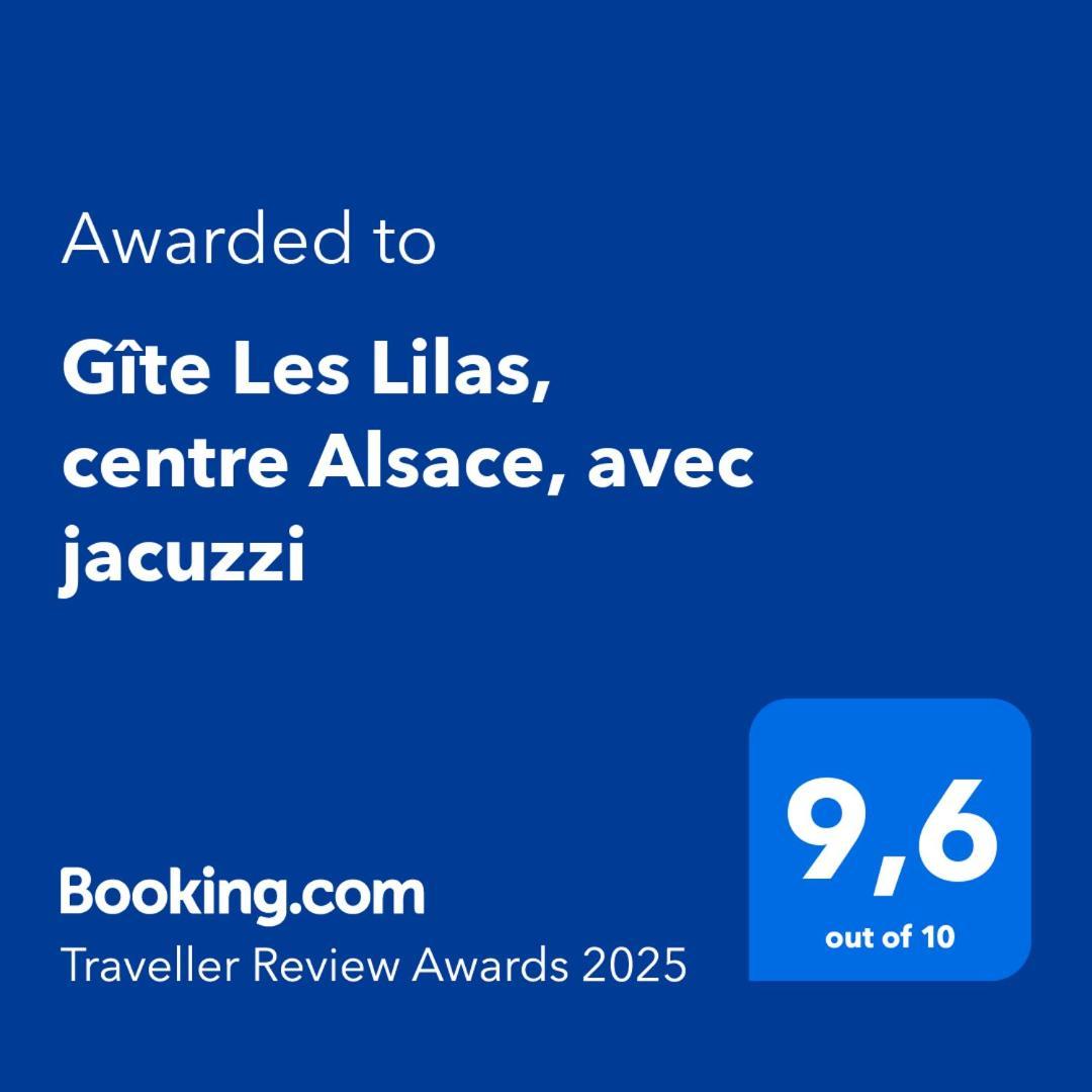 Gite Les Lilas, Centre Alsace, Avec Jacuzzi Mackenheim Εξωτερικό φωτογραφία
